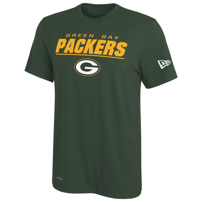New Era NFL Men's Green Bay Packers Stated Short Sleeve Performance T-Shirt
