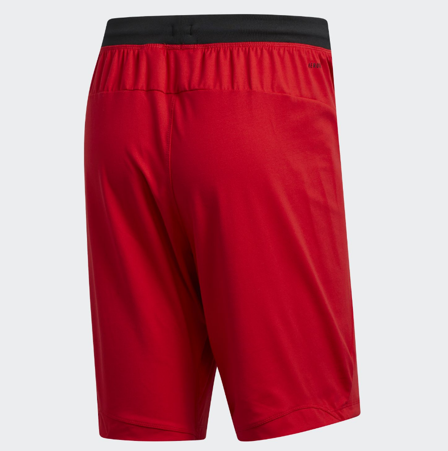 Adidas red 2025 running shorts