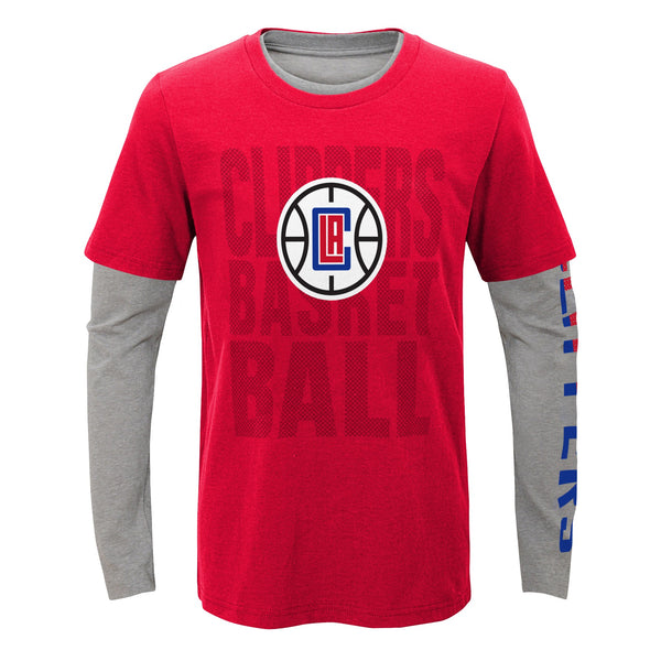 Outerstuff NBA Little Boys Los Angeles Cippers 2 for 1 Combo Pack T-Shirt