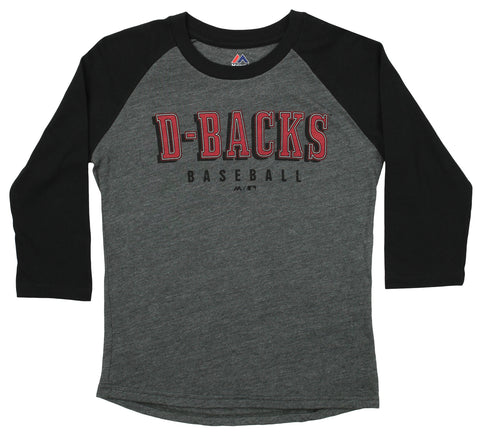 Outerstuff MLB Youth Arizona Diamondbacks Baseball Academy 3/4 Sleeve Raglan Tee