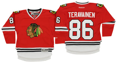 Reebok NHL Kids Chicago Blackhawks Teuvo Teravainen #86 Player Jersey, Red