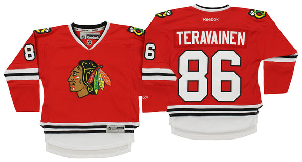 Reebok NHL Kids Chicago Blackhawks Teuvo Teravainen #86 Player Jersey, Red