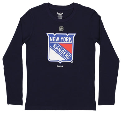 Reebok NHL Youth (8-20) New York Rangers Long Sleeve Team Logo Shirt