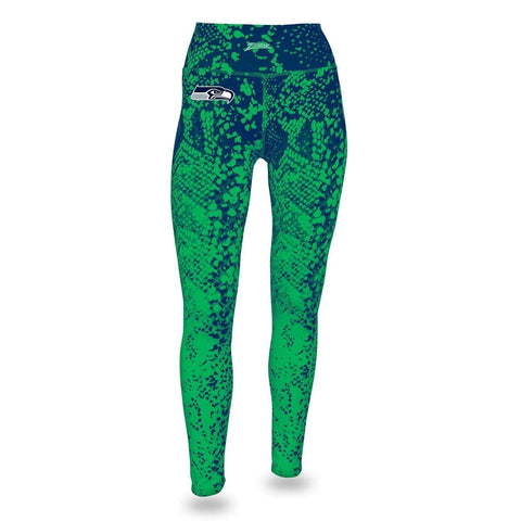 Zubaz NFL Women's Seattle Seahawks Logo Leggings