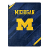 Northwest NCAA Michigan Wolverines Silk Touch Sherpa Throw Blanket, 60"X80"