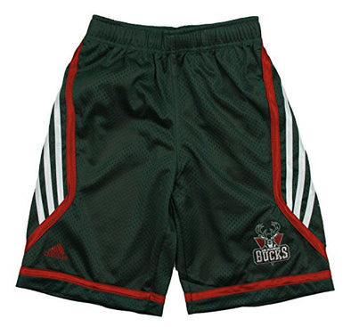 Adidas NBA Youth Boy's Milwaukee Bucks Chosen Few Illuminator Shorts, Green