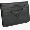 JD Fisk Men's Hand Tack Cardholder, Black