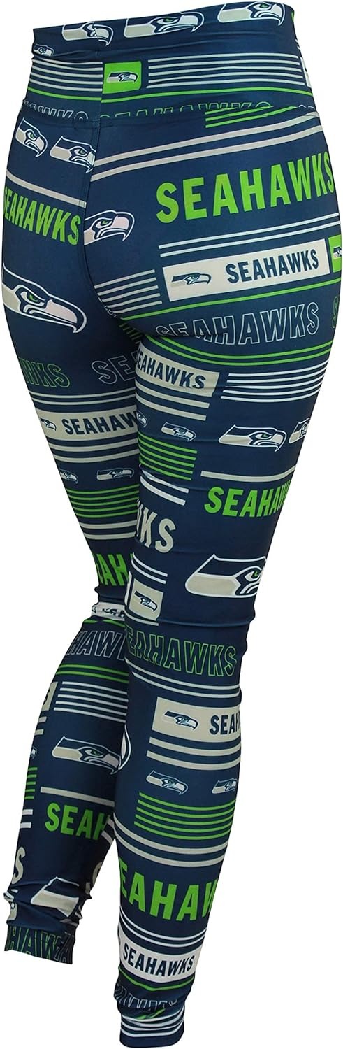 Zubaz NFL Women's Seattle Seahawks Column 24 Style Leggings