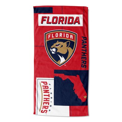 Northwest NHL Florida Panthers State Line Beach Towel