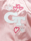 Adidas NCAA Newborn Georgia Institute Of Technology Satin Cheer Jacket - Pink
