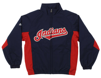 Outerstuff MLB Youth Cleveland Indians Double Climate Full Zip Jacket