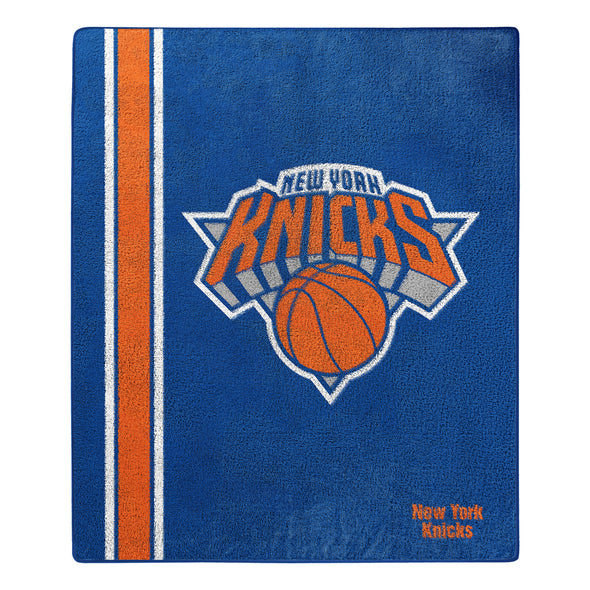Northwest NBA New York Knicks Sherpa Throw Blanket