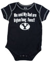 NCAA College Infants Brigham Young Cougars BYU 3 Pack Creeper Bodysuit Set