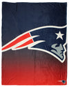 FOCO NFL New England Patriots Gradient Micro Raschel Throw Blanket, 50 x 60