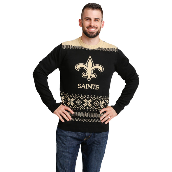 FOCO NFL Men's New Orleans Saints 2021 Ugly Sweater