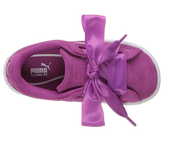 PUMA Kids' Suede Heart Sneakers, Rose Violet