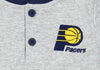 NBA Basketball Boys Infants Indiana Pacers Creeper and Pants Set, Grey & Navy