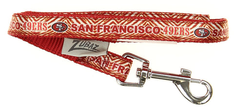 Zubaz X Pets First NFL San Francisco 49ers Team Logo Leash For Dogs