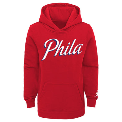 Outerstuff Youth Boys Philadelphia 76ers Statement Essential Pullover Fleece Hoodie