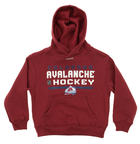 Reebok NHL Kids Colorado Avalanche Basic Team Hoodie, Maroon