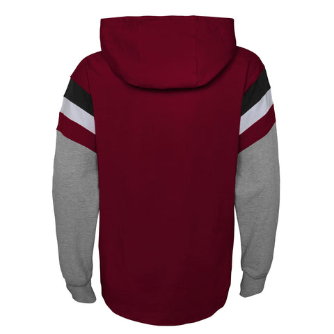Outerstuff Mississippi State Bulldogs NCAA Boy's Youth (8-20) MVP Light Weight Hoodie Shirt, Maroon
