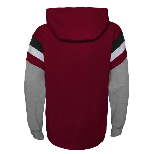 Outerstuff Mississippi State Bulldogs NCAA Boy's Youth (8-20) MVP Light Weight Hoodie Shirt, Maroon