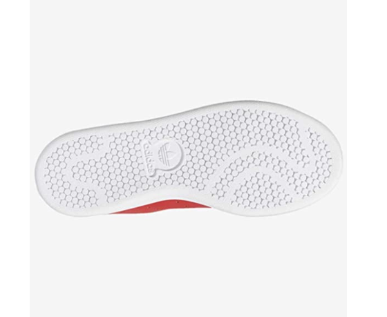 Adidas Originals Boys Stan Smith Shoes Red White Size 07.0