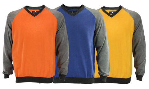 Argyle Culture Men's Color Block Sweater, Color Options