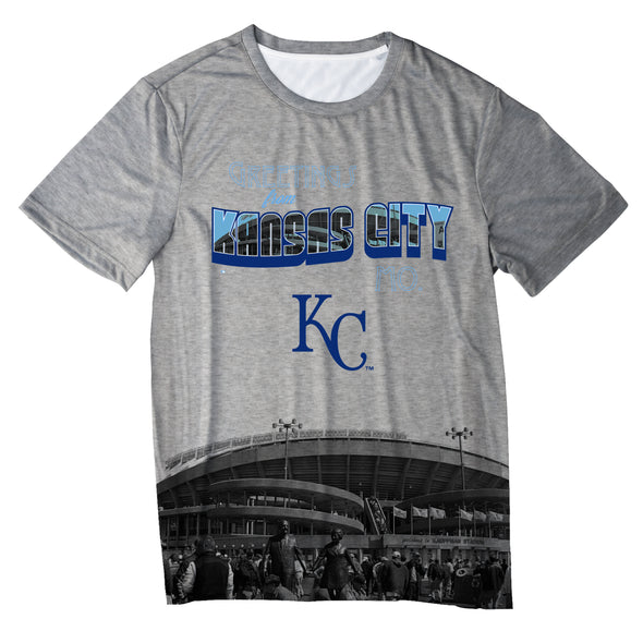 FOCO MLB Men's Kansas City Royals Greetings Tee Shirt