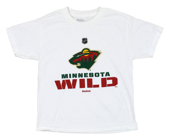 Reebok NHL Youth Minnesota Wild "Clean Cut" Short Sleeve Graphic Tee