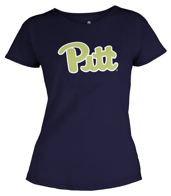 Outerstuff NCAA Youth Girls Pittsburgh Panthers Dolman Primary Logo Shirt