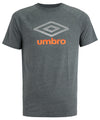 Umbro Men's Double Diamond Ultra Tee, Dark Grey Heather