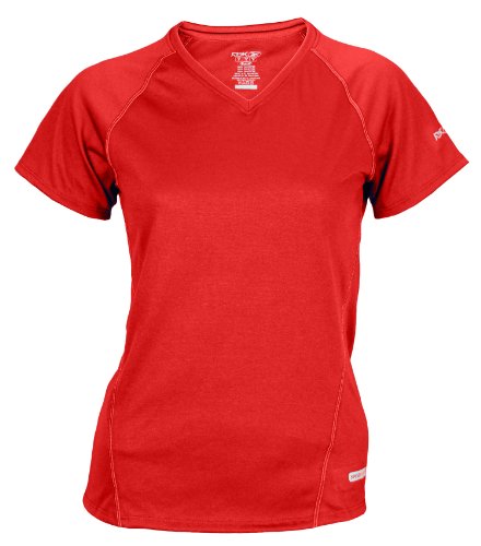 Reebok SpeedWick Women's Athletic Quick Drying Fitted Shirt, Red