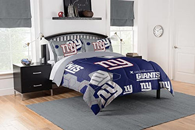 Northwest NFL New York Giants  Printed Comforter and Sham Set, Full/Queen