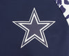 Zubaz NFL Men's Dallas Cowboys  Full Zip Hoodie with Lava Sleeves