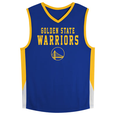 Outerstuff NBA Golden State Warriors Youth (8-20) Knit Top Jersey with Team Logo
