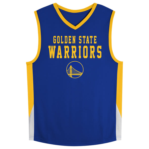 Outerstuff NBA Golden State Warriors Youth (8-20) Knit Top Jersey with Team Logo