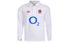 Umbro England RFU Men's Classic Long Sleeve Rugby Jersey, White