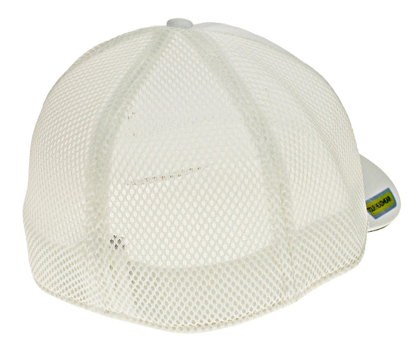 TaylorMade Men's Tour Cage Flex Fit Custom Hat, L/XL, White