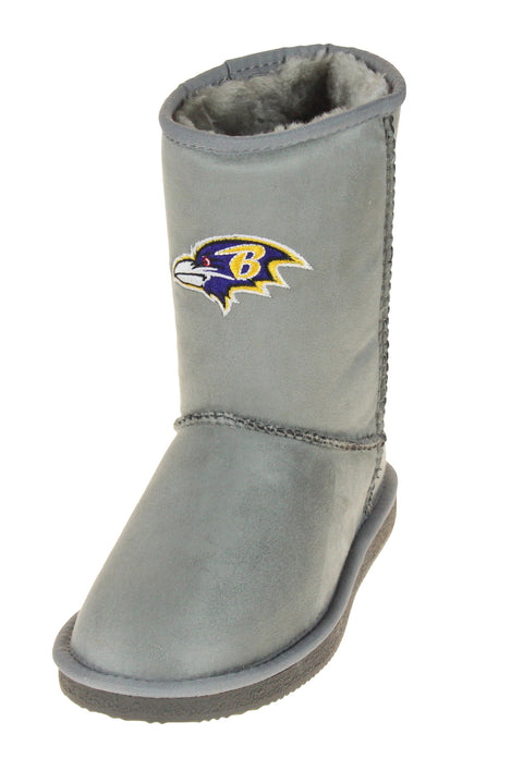 Cuce Shoes Baltimore Ravens NFL Football Women's The Devotee Boot - Gray