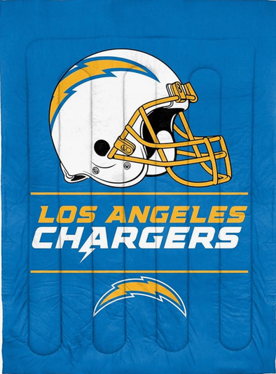 Northwest NFL Los Angeles Chargers Draft Comforter & Sham Set