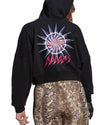 Adidas Women's Cropped Hoodie, Black