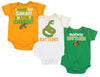 NCAA Infants Florida A&M Rattlers 3 Pack Creeper Bodysuit Set