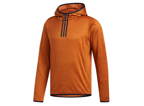 Adidas Men's Training FreeLift Climawarm 3-Stripes Hoodie, Tech Copper