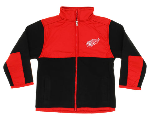 NHL Youth/Little Kids Detroit Red Wings Danali Fleece Jacket, Red/Black