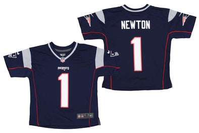 Nike NFL Kids (4-7) New England Patriots Cam Newton #1 Game Jersey