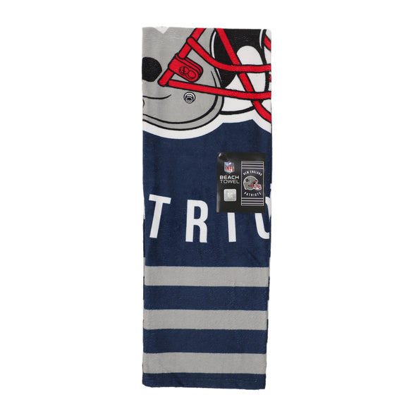 Northwest NFL New England Patriots "Stripes" Beach Towel, 30" x 60"