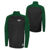 Outerstuff NFL Men's New York Jets O-Line Performance 1/4 Zip Fleece Top