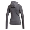 Adidas Women's Stella McCartney TRUEPACE Hooded Long Sleeve Midlayer Top, Granite
