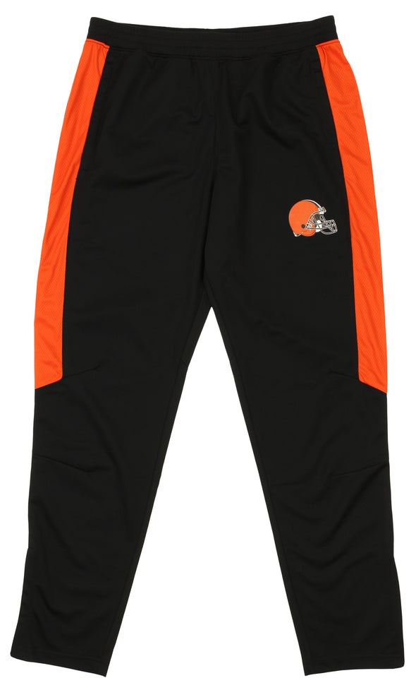 Zubaz NFL Football Men's Cleveland Browns Athletic Track Pant
